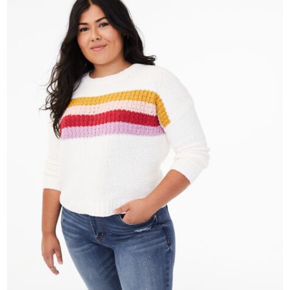 Aéropostale Striped Chenille Sweater - Picture 4 of 4